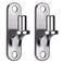 Insaga 2pcs Wall Mount Gate Hinge for Farm Gate 304 Stainless Steel Gate Hinges Hardware Non Welded Wall Plate Hinges Chain Link Gate Hinge with 58 Hinge Pin Screws Not Included
