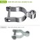 Insaga 304 Stainless Steel Gate Hinges 2Pcs for 178 Chain Link Fence Post Heavy Duty Female Hinges with 58 Pin NutBolt Included Fit Barn Farm Cattle Gates