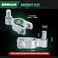 KINNAN 138 Chain Link Fence Gate Male Hinge Heavy Duty Galvanized Steel Gate Hinges with Bolts and Nuts Durable Fence Hardware for Secure and Long Lasting Easy Installation2 Pack