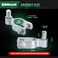 KINNAN 138 Chain Link Fence Gate Male Hinge Heavy Duty Galvanized Steel Gate Hinges with Bolts and Nuts Durable Fence Hardware for Secure and Long Lasting Easy Installation2 Pack