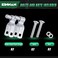 KINNAN 138 Chain Link Fence Gate Male Hinge Heavy Duty Galvanized Steel Gate Hinges with Bolts and Nuts Durable Fence Hardware for Secure and Long Lasting Easy Installation2 Pack