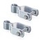 KINNAN 158 Chain Link Fence Gate Female Hinge Heavy Duty Galvanized Steel Gate Hinges with Bolts and Nuts Durable Fence Hardware for Secure and LongLasting Easy Installation 2 Pack