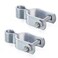 KINNAN 158 Chain Link Fence Gate Female Hinge Heavy Duty Galvanized Steel Gate Hinges with Bolts and Nuts Durable Fence Hardware for Secure and LongLasting Easy Installation 2 Pack
