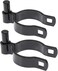 Ozark Fence Chain Link Gate Post Hinge Heavy Duty Pressed Steel Includes Carriage Bolts Nuts Black Coated Steel 238