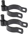 Ozark Fence Chain Link Gate Post Hinge Heavy Duty Pressed Steel Includes Carriage Bolts Nuts Black Coated Steel 238