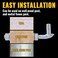 VIVIDA 8 J Bolt Gate Hinge 2 Pack Gate Bolt Hinge with 58 Male Pin Heavy Duty Chain Link Fence Hardware Galvanized Steel