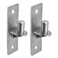 ZenSen Wall Mount Flat Back Gate Hinges 2 Pack Wood Fence Link Gate Hinges with 58 Hinge Pin Screws Not Included