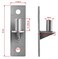 ZenSen Wall Mount Flat Back Gate Hinges 2 Pack Wood Fence Link Gate Hinges with 58 Hinge Pin Screws Not Included