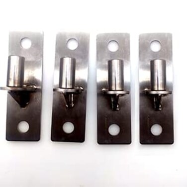 WANLIAN Wall Mount Gate Hinge304 Stainless Steel Wood Fence Link Gate Hinge Diameter 58 Hinge Pin4 Pack