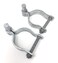 FENCESMART4U Pressed Steel Chain Link Fence Post Hinge wBolt 2 Sets Pack 238