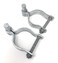 FENCESMART4U Pressed Steel Chain Link Fence Post Hinge wBolt 2 Sets Pack 238