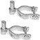 Jake Sales 158 Chain Link Fence Gate Post Hinge Use for 158 Outside Diameter PostPipe Galvanized Chain Link Post Gate Hinge NutBolt Included for Hinge 2 Pack