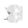 D&D TECHNOLOGIES DD Technologies LL3ALW LokkLatch Locking Gate Gravity Latch Key Lockable on One Side of Gate for Square Gate Frame and Post Metal Wood Vinyl Fences White