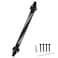 JIAHOO 13 inch Self Closing Gate Door Spring Hardware for Wooden and Vinyl Fence with Adjustable ToolSteelBlack