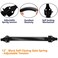 JIAHOO 13 inch Self Closing Gate Door Spring Hardware for Wooden and Vinyl Fence with Adjustable ToolSteelBlack