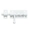 Alise 4 Inch Slide Lock SUS304 Stainless Steel Gate Latch Slide Bolt LatchThickened Heavy Door Latch Lock Black Barrel Bolt Latch Security Slide Latch Lock MCX7004W