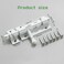Alise 4 Inch Slide Lock SUS304 Stainless Steel Gate Latch Slide Bolt LatchThickened Heavy Door Latch Lock Black Barrel Bolt Latch Security Slide Latch Lock MCX7004W