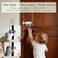 Alise 4 Inch Slide Lock SUS304 Stainless Steel Gate Latch Slide Bolt LatchThickened Heavy Door Latch Lock Black Barrel Bolt Latch Security Slide Latch Lock MCX7004W