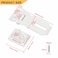 Alise Door Hasp Latch Lock3 Inch SUS 304 Stainless Steel Safety Packlock Clasp Hasp Lock Latch with Fixing Screw for External Doors Window Cabinet Pet Cage MS9W3C