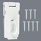 Alise Door Hasp Latch Lock3 Inch SUS 304 Stainless Steel Safety Packlock Clasp Hasp Lock Latch with Fixing Screw for External Doors Window Cabinet Pet Cage MS9W3C