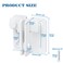 Alise Flip LatchGate Latches Slide Bolt Latch Safety Door Lock Catch for Barn Cabinet Pet Cage Wood Fence Bathroom Garage WindowSUS304 Stainless Steel Gate Hardware LocksWhite Finish MS5009W