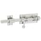 Alise Slide Lock SUS304 Stainless Steel Gate Latch Slide Bolt LatchThickened Heavy Door Latch Lock8 Inch Brushed Barrel Bolt Latch Security Slide Latch Lock