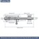 Alise Slide Lock SUS304 Stainless Steel Gate Latch Slide Bolt LatchThickened Heavy Door Latch Lock8 Inch Brushed Barrel Bolt Latch Security Slide Latch Lock