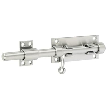 Alise Slide Lock SUS304 Stainless Steel Gate Latch Slide Bolt LatchThickened Heavy Door Latch Lock8 Inch Brushed Barrel Bolt Latch Security Slide Latch Lock
