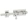Alise Slide Lock SUS304 Stainless Steel Gate Latch Slide Bolt LatchThickened Heavy Door Latch Lock8 Inch Brushed Barrel Bolt Latch Security Slide Latch Lock