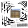 MCCKLE Anti Sag Fence Gate Kit Heavy Duty Gate Corner Brace Bracket Gate Hardware Kit with Latch and Hinges for Wooden Fences Driveway Gates Shed Doors Corral Gates Wood Windows2 Set