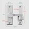 RETRIN Barn Door Lock Latch 90180 Degree Universal Sliding Barn Door Latch Lock Heavy Duty Security Door Latch Lock for Bathroom Bedroom Garage Cabinet Durable Zinc Alloy Gate Hardware White