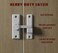 RETRIN Barn Door Lock Latch 90180 Degree Universal Sliding Barn Door Latch Lock Heavy Duty Security Door Latch Lock for Bathroom Bedroom Garage Cabinet Durable Zinc Alloy Gate Hardware White