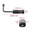 Wulankd Black 2 Packs 85 Inch Heavy Duty Spring Loaded Latch Pin Sliding Barrel Bolt Door Lock for ChestsCabinetsUtility Trailer Gate 2mm Thickened Interior and Outdoor Latch