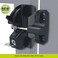 D&amp;D TECHNOLOGIES DD Technologies LL3AL LokkLatch Gate Latch Key Lockable and Operates On Only One Side of The Gate for Square Frame Post Metal Wood Vinyl Fence Gates Black