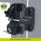 D&amp;D TECHNOLOGIES DD Technologies LL3AL LokkLatch Gate Latch Key Lockable and Operates On Only One Side of The Gate for Square Frame Post Metal Wood Vinyl Fence Gates Black
