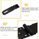 VIDYSUFYR Door Hasp Padlock Latch 5 Inch Stainless Steel Safety Clasp Hasp Lock Latch Extra Thick Door Gate Lock Hasp with ScrewsMatte Black Finish 2 Pack