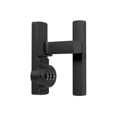 ETEKJOY Flip Latch Lock with Combination 90180 Degree SlidingSwinging Door Lock Latch Bolt for Gate Barn Garage Shed Window Cabinet 3Digit Password Keyless Black 90 Degree