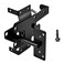 LAJIAOZ Heavy Duty Fence SelfLocking Gate Latch Black Finishing Post Mount Steel Automatic Gravity Lever Wood Fence Gate Latches with Fasteners Hardware for Secure PoolYardGarden by
