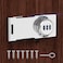 MeBantoo Household Cabinet Password Hasp Locks Cabinet Locks with Combination Door Security Slide Latch Lock for Small Doors Cabinets Barn Door Bathroom Outdoor Garden Silver