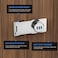 MeBantoo Household Cabinet Password Hasp Locks Cabinet Locks with Combination Door Security Slide Latch Lock for Small Doors Cabinets Barn Door Bathroom Outdoor Garden Silver