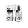 Jiozermi 4pcs SUS304 Stainless Steel Gate Latches Flip Door Latch Safety Door Lock 18 x 165 Brushed Nickel