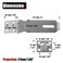 JQK Door Hasp Latch Lock 5 Inch Stainless Steel Safety Packlock Clasp Brushed Finish 2 Pack DL130BNP2