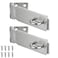 JQK Door Hasp Latch Lock 5 Inch Stainless Steel Safety Packlock Clasp Brushed Finish 2 Pack DL130BNP2