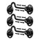 Klurent 4 Barn Door Latch Door Lock Hardware Sliding Door Lock Eye Hook Latch with Screws RustResistant Metal Gate Latch Privacy Hooks Latch for Inside Door Wooden Fence Garage Door3 Pack