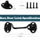 Klurent 4 Barn Door Latch Door Lock Hardware Sliding Door Lock Eye Hook Latch with Screws RustResistant Metal Gate Latch Privacy Hooks Latch for Inside Door Wooden Fence Garage Door3 Pack