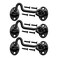 Klurent 4 Barn Door Latch Door Lock Hardware Sliding Door Lock Eye Hook Latch with Screws RustResistant Metal Gate Latch Privacy Hooks Latch for Inside Door Wooden Fence Garage Door3 Pack