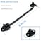 M MIMHOOY 8inch Hook and Eye Latch for Door Black Barn Lock Stainless Steel 2 Pack for Windows Sheds Fences Gates Cabinets