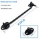 M MIMHOOY 8inch Hook and Eye Latch for Door Black Barn Lock Stainless Steel 2 Pack for Windows Sheds Fences Gates Cabinets