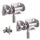 kaileyouxiangongsi Mini Sliding Bolt Gate Latch 26 Inch Heavy Duty Stainless Steel Barrel Bolt 2 Pack OLT with Padlock Hole Interior Door Latches 2 Pack