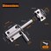 kaileyouxiangongsi Mini Sliding Bolt Gate Latch 26 Inch Heavy Duty Stainless Steel Barrel Bolt 2 Pack OLT with Padlock Hole Interior Door Latches 2 Pack